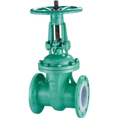 PFA裏地のゲートバルブ